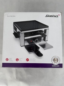 Raclette Steba RC 104 cu Gratar Antiaderent, 25x25 cm, 4 Persoane - Img 7