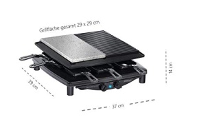 Raclette Steba RC 4 Plus, 8 persoane, gratar cu piatra naturala, Made in Germany - Img 9