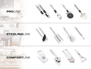 Radea pentru legume Leifheit ComfortLine, 4 fete, inox, spalare automata - Img 3