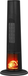 Radiator electric Ardes AR4P22FP, 2000W, cu efect de flacara si telecomanda