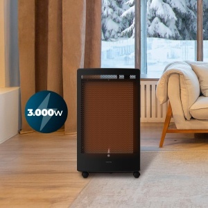 Radiator pe gaz Cecotec ReadyWarm 5300, 3000 W, cu termostat, mobil - Img 2
