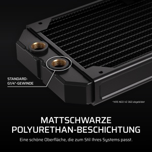 Radiator pentru racire CORSAIR Hydro X-Serie XR5 NEO V2, 360 mm, Negru - Img 5