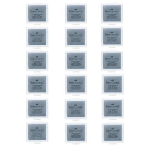 Radier Knetabil Faber-Castell Art Eraser, 18 bucati, gri