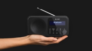 Radio digital portabil SHARP DR-P420 (DAB/DAB+/FM cu RDS, USB, Bluetooth 5.0, functii de ceas cu alarma jack de 3,5 mm), negru - Img 5