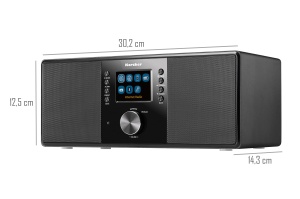 Radio digital stereo Karcher DAB 7000i Bluetooth Internetradio Negru - Img 7