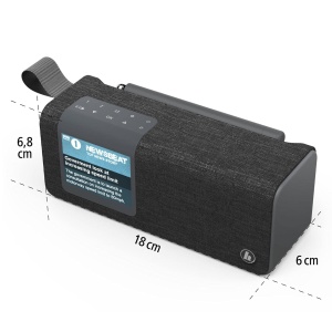 Radio portabil Hama 00188218 cu Bluetooth, negru, mic - Img 5