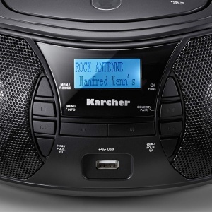Radio portabil Karcher RR 5028D CD Player Bluetooth Negru - Img 3