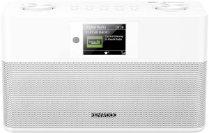 Radio stereo Kenwood CR-ST80DAB-W, 2 x 10 W RMS, Bluetooth, TFT