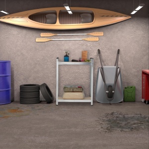 Raft metalic Relaxdays, 5 nivele, 500 kg capacitate, 180x70x30 cm, argintiu - Img 5