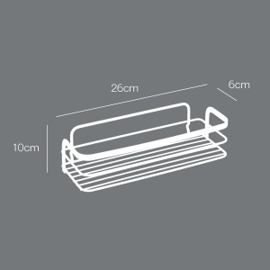 Raft Metaltex Origin Lava, 26 x 6 x 10 cm, Negru, Antistatic - Img 4