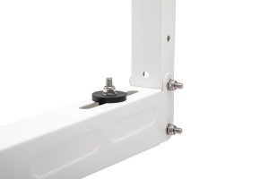 Raft pentru climatizare Fischer Klima Top, otel zincat, alb, 480x400 mm - Img 3