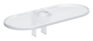 Raft pentru dus GROHE Vitalio 27725001, din acril, alb, cu sistem de montare rapida