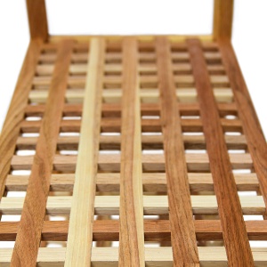 Raft pentru pantofi Relaxdays, din lemn de nuc, 2 etaje, 40,5 x 69 x 26 cm - Img 7