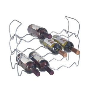 Raft pentru sticle de vin 3 piese, modular, din material de calitate