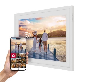 Rama foto digitala Thomson 10 inch, touchscreen HD, 32GB, alba
