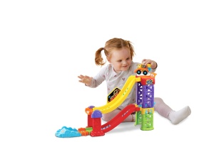 Rampa de actiune 3-in-1 Vtech Tut Tut Baby Flitzer cu masinuta, pentru 1-5 ani - Img 9