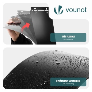 Rasenkante Metalica VOUNOT 20m, Inaltime 18cm, Culoare Negru - Img 5