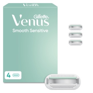 Rasiera pentru femei Gillette Venus Smooth Sensitive cu 4 lame, pentru piele sensibila