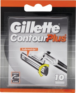Rasierer cu lame Gillette Contour Plus, 10 lame de schimb cu Doppelklingen - Img 1