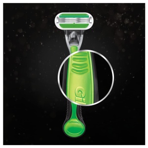 Rasierer pentru corp Gillette, 3 lame, ergonomic, verde - Img 6