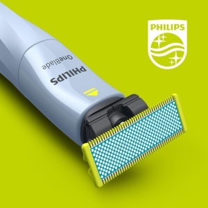 Rasior electric Philips OneBlade First Shave QP132430, 2x lame, pentru piele sensibila - Img 2