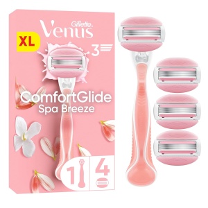 Rasior pentru femei Gillette Venus ComfortGlide Spa Breeze, 3 lame, maner ergonomic