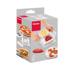 Rasnita de legume Metaltex 255702084 cu lame Inox, anti-alunecare, pentru fructe si branza - Img 3