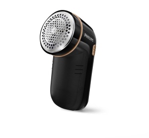 Rasnita de scame Philips GC02680, 8800 RPM, 3 dimensiuni de grila, negru-aurie