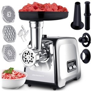 Rasnita electrica Berdsen 1200W cu accesorii, argintie - Img 2