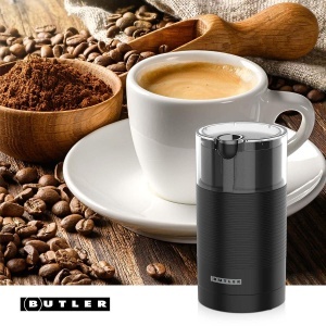 Rasnita electrica Butler pentru cafea 150W lame din otel inoxidabil capacitate 70g Negru - Img 8