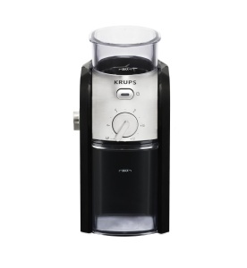 Rasnita electrica Krups GVX212 17 trepte de macinare capacitate 200g Negru