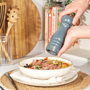 Rasnita manuala Salter BW120291GEU7 lemn mecanism ceramic ajustare granulatie verde - Img 6
