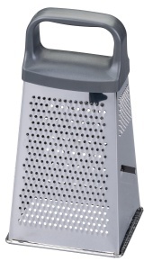 Rasnita multifunctionala Fackelmann din otel inoxidabil, culoare Gravity Grey, 11 x 9 x 21,5 cm - Img 3