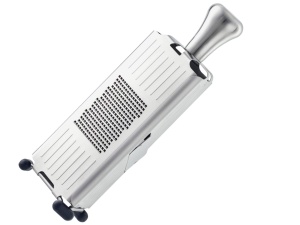 Rasnita multifunctionala ROSLE, 3 suprafete de razuire, inox 1810, cu picioare silicon, argintiunegru - Img 3