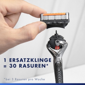 Rasoir Barbati Gillette Fusion5 Proglide, Metal, GriNegru, 5 Lame - Img 7