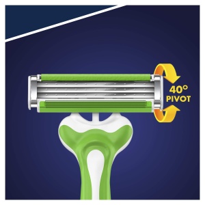 Rasoir de unica folosinta Gillette Sensor3 Sensitive, 3 lame, pentru 10 utilizari optime - Img 4