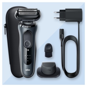 Rasoir electric Braun Series 6, SensoFlex, 100 waterproof, gri - Img 7