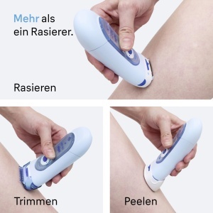 Rasoir electric pentru femei Braun Silkepil LS5160, albastru, 100 waterproof - Img 4
