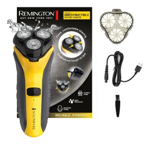Rasoir electric Remington PR1855, design indestructibil, 100 waterproof, cu styler pentru 3 zile