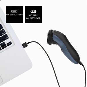 Rasoir electric Taurus 3 Side Shave IPX7, 45 min autonomie, USB - Img 6