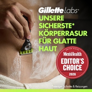 Rasoir pentru corp si zone intime Gillette Labs, negru, cu 4 lame - Img 2