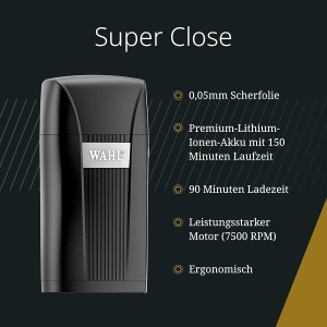 Rasoir Wahl Super Close - Precizie in Fading, Motor Puternic, Design Ergonomic - Img 2
