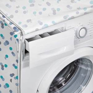 Rayen Husa Protectie pentru Masina de Spalat si Uscator Frontloader 84x60x60 cm Impermeabila cu Fermuar - Img 3