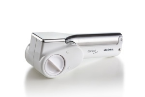 Razatoare electrica fara fir Ariete Grati Metal, 1 kg branza, 1500 mAh, alb