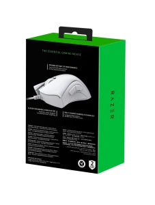 Razer DeathAdder Essential (2021) - Mouse de gaming cu fir de 6400 DPI cu senzor optic (5 butoane programabile, factor de forma ergonomic, durata de viata de 10 milioane de clicuri) Alb - Img 8