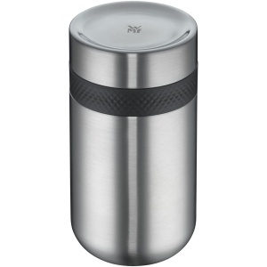 Recipient pentru alimente WMF my2Go Thermo recipient izolat de 500 ml si recipient suplimentar de 200 ml, ecologic, din otel inoxidabil Cromargan, poate fi spalat in masina de spalat vase