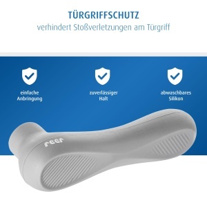 Reer HandleGuard Protectie Maner Usa Set 4 Bucati Silikon Gri - Img 4