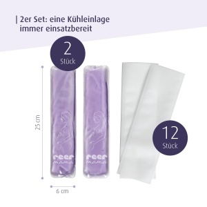 Reer Mama Set 2-in-1 Cu Huse Igienice 12 Bucati Cald si Rece Pentru Zone Sensibile - Img 5