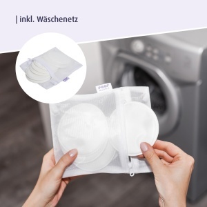 Reer Mama Set 8 Tampoane Lavabile pentru Alaptare Design Discret Reutilizabile - Img 4