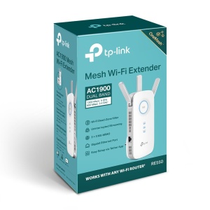Repetitor Wi-Fi TP-Link RE550, AC1900, Dual-Band, 1300 Mbits 5GHz, Alb - Img 7